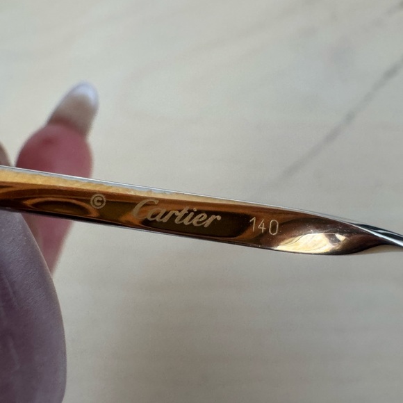 Cartier Pink Gold Gradient Sunglasses - Picture 11 of 12